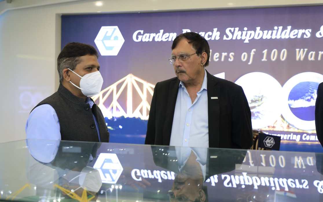 Shri Arun Sharma, Executive Chairman, IRS visited GRSE