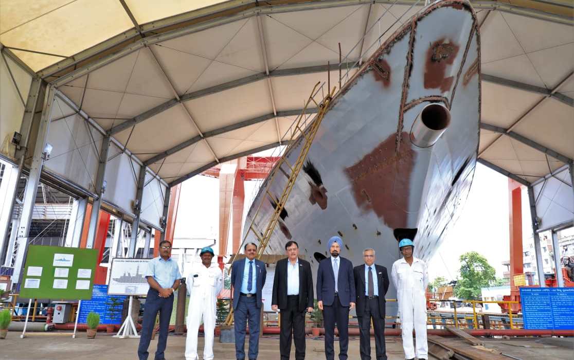 Shri Arun Sharma, Executive Chairman, IRS visited GRSE