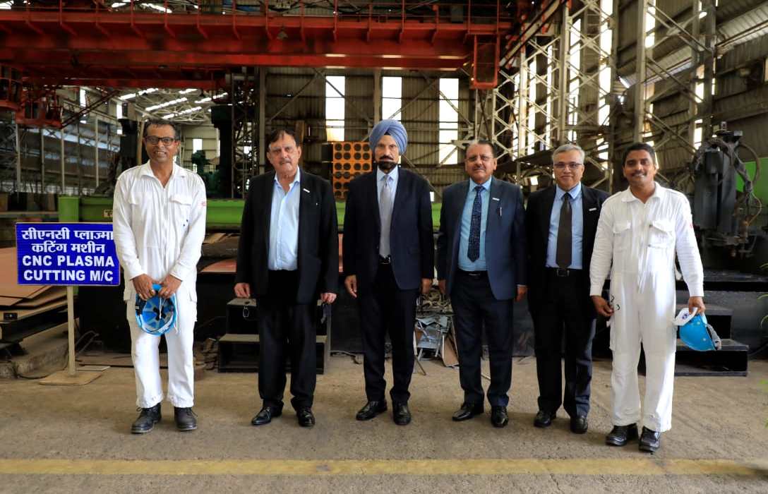 Shri Arun Sharma, Executive Chairman, IRS visited GRSE - Image 1 Image 1 - Shri Arun Sharma, Executive Chairman, IRS visited GRSE