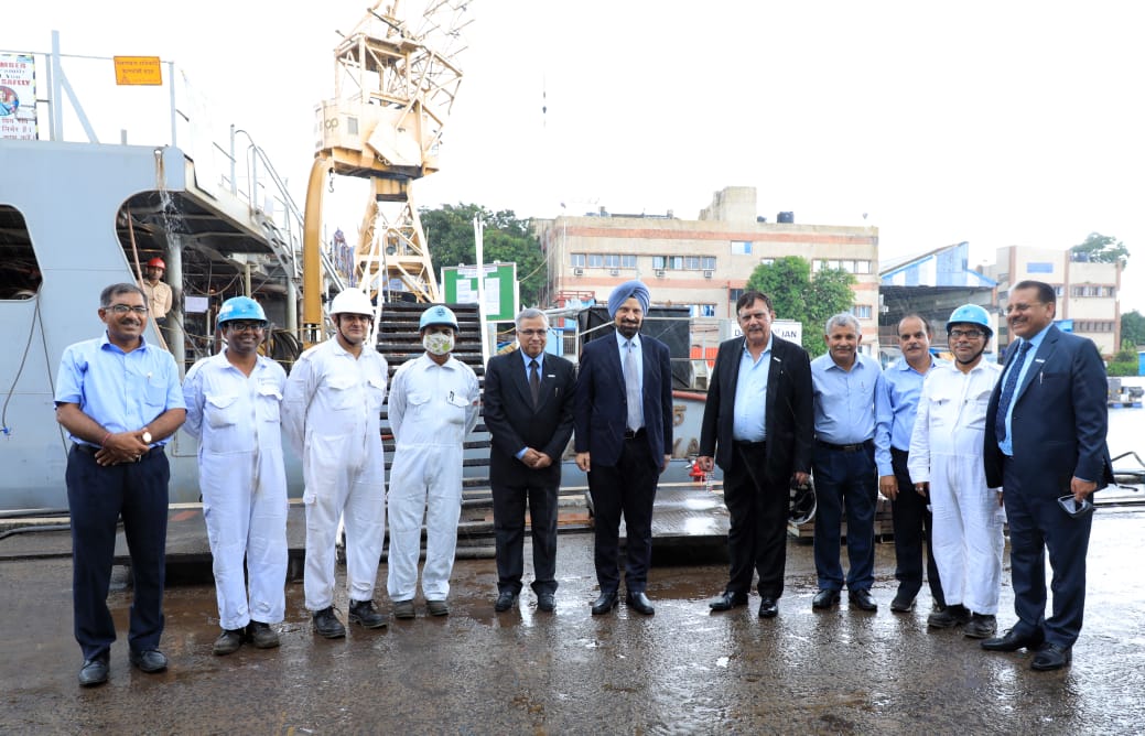Shri Arun Sharma, Executive Chairman, IRS visited GRSE