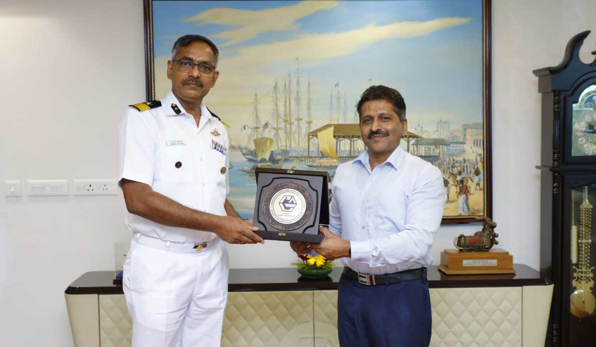 Visit of DIG Shajen Kurian, TM, PD(MAT) to GRSE