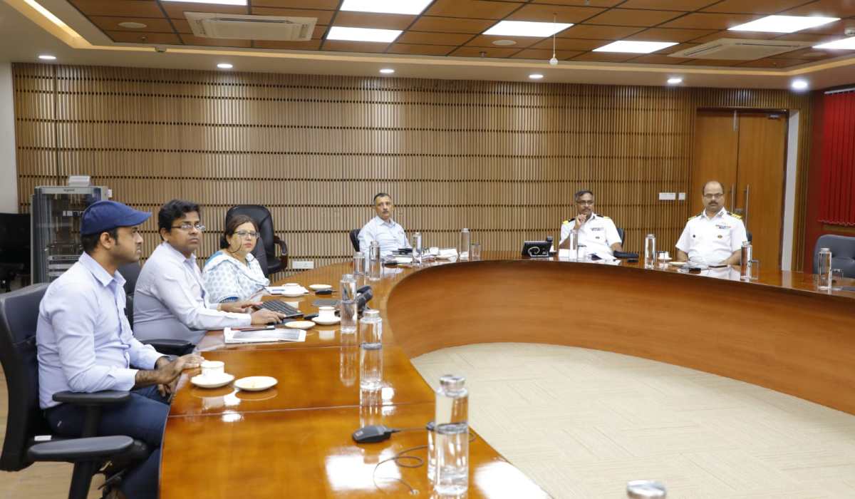 Visit of DIG Shajen Kurian, TM, PD(MAT) to GRSE