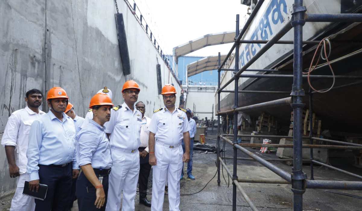 Visit of DIG Shajen Kurian, TM, PD(MAT) to GRSE