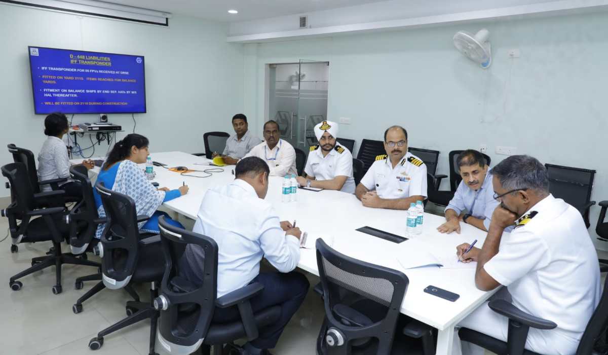 Visit of DIG Shajen Kurian, TM, PD(MAT) to GRSE