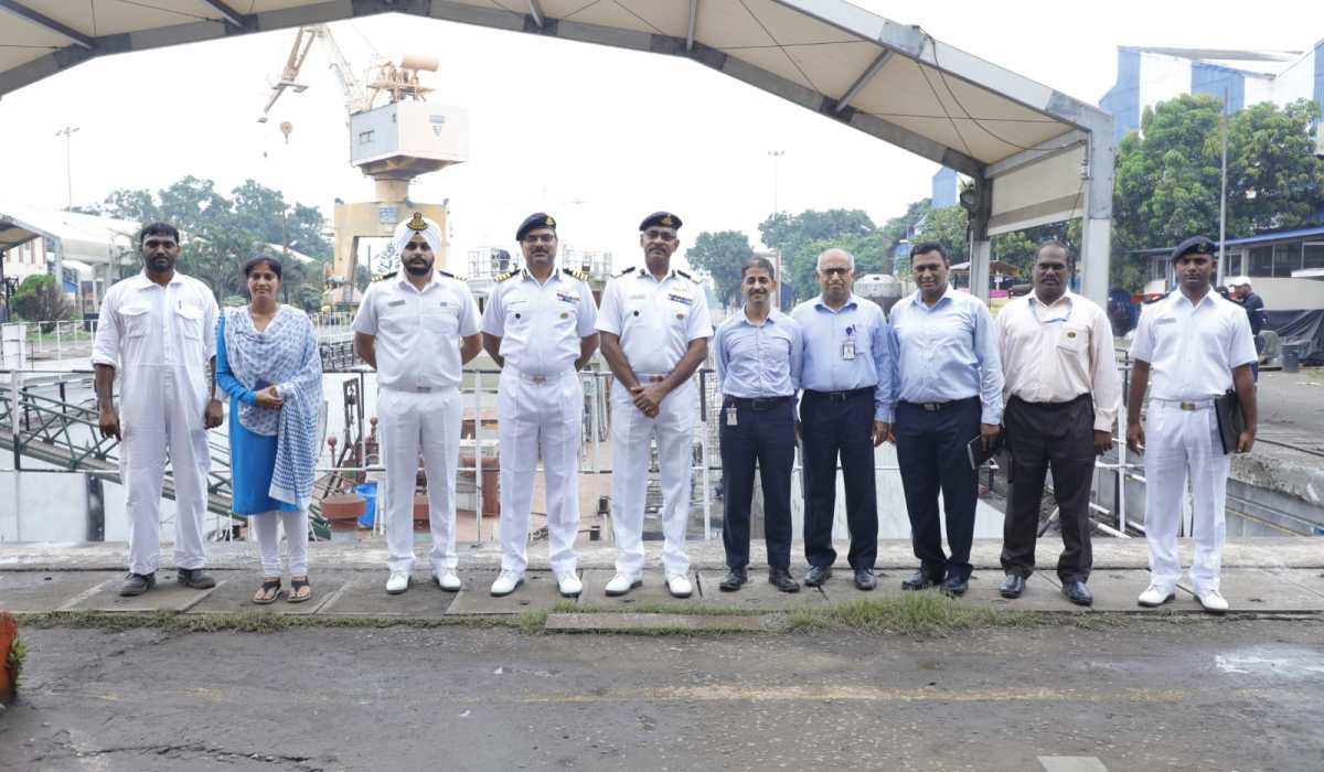 Visit of DIG Shajen Kurian, TM, PD(MAT) to GRSE