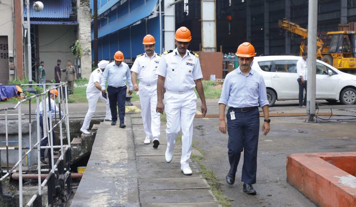 Visit of DIG Shajen Kurian, TM, PD(MAT) to GRSE