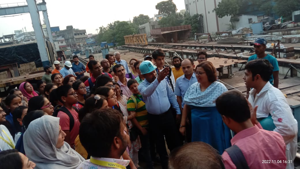 State level Winners participating in the National Science Seminar visited GRSE