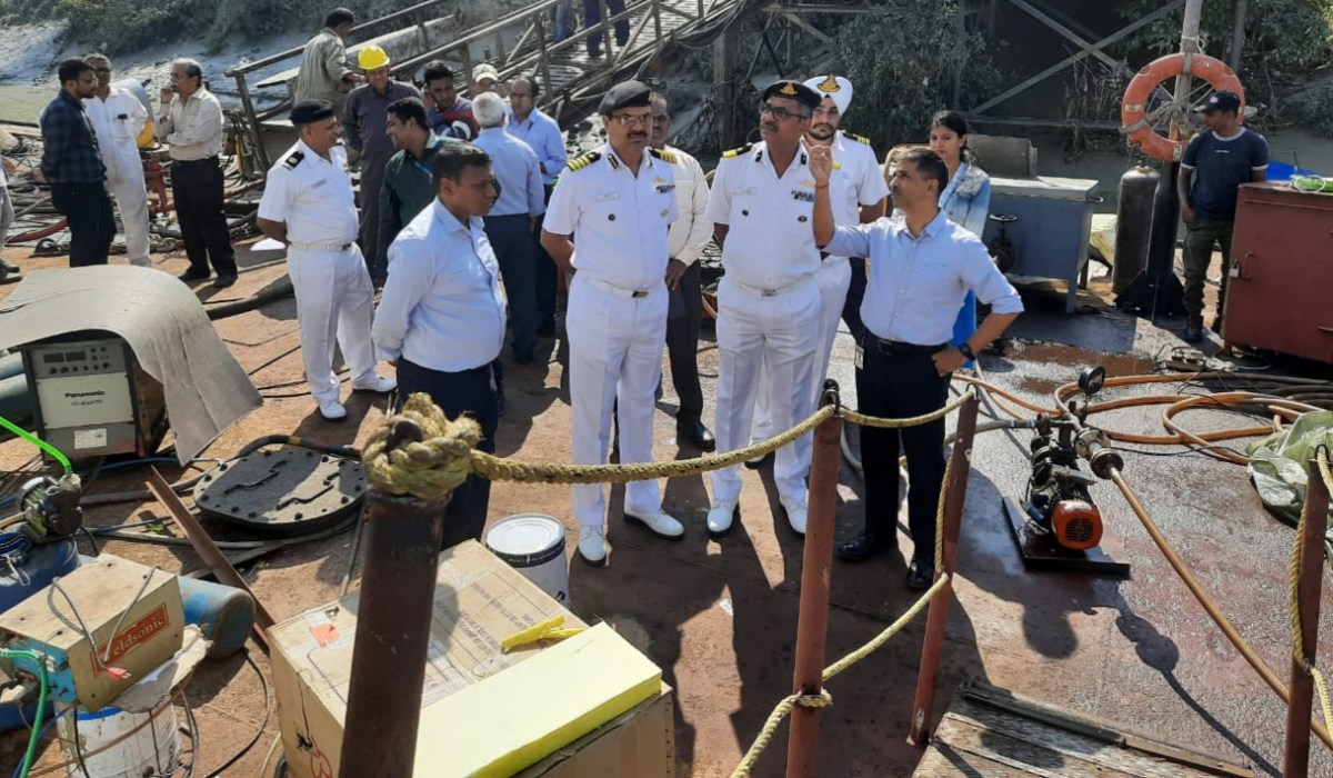 Visit of PDMAT at GRSE (Yard 2118) - 1