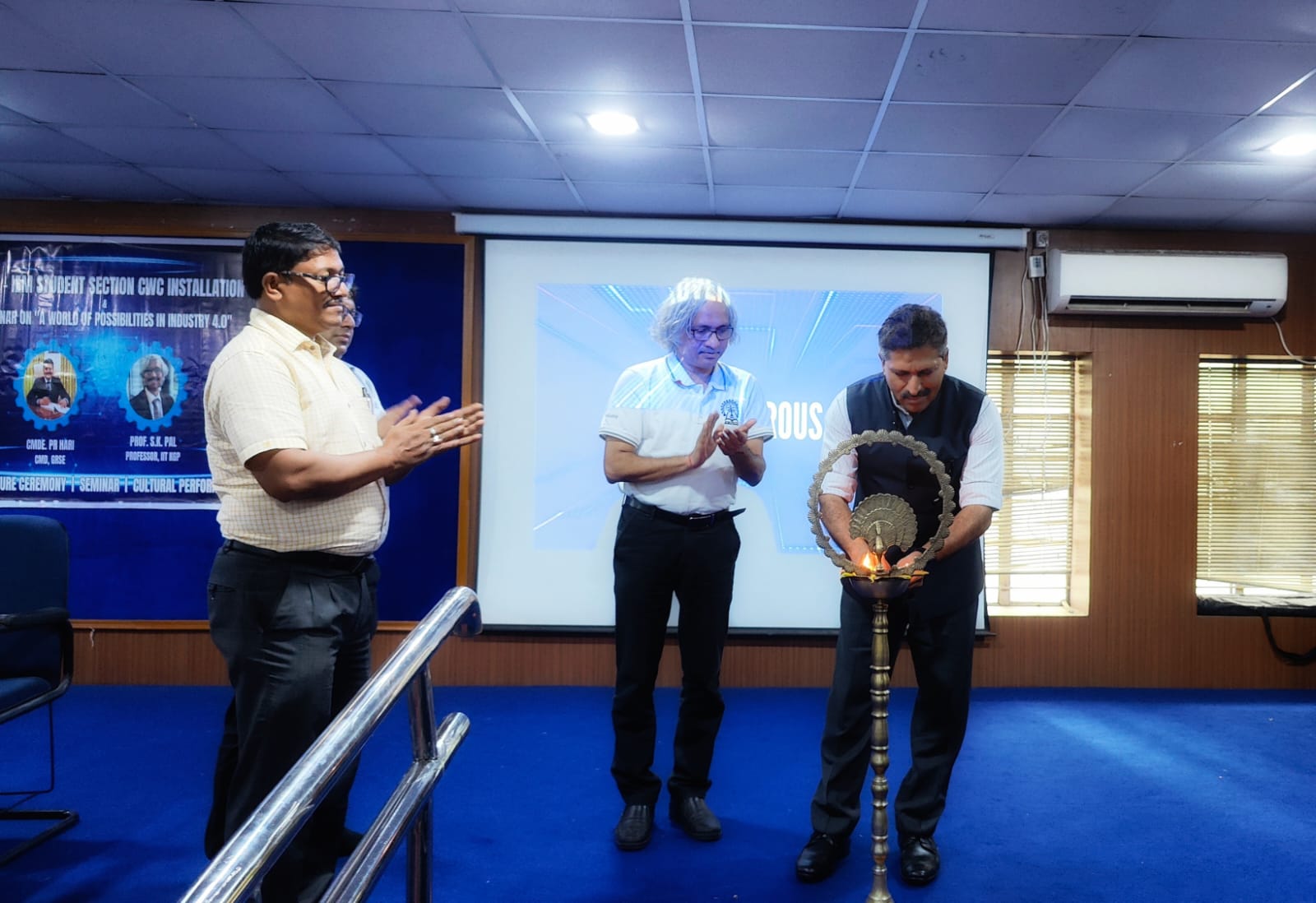 CMD, GRSE as the Chief Guest at a seminar organised by Institute of Engineering and Management, Kolkata on 28 Jul 23