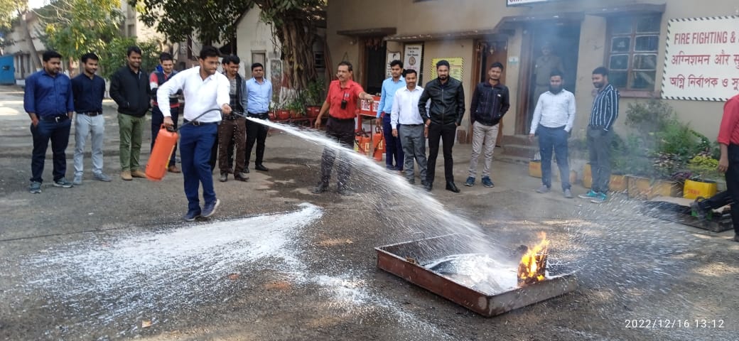 Fire Fighting & Fire Prevention training at FOJ Unit on 16 Dec 22