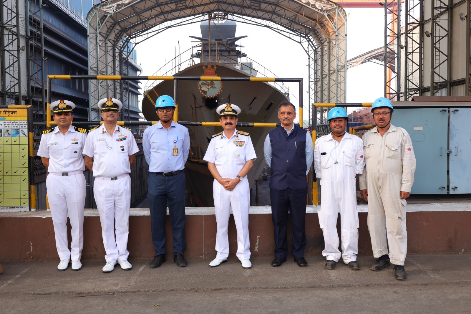 Visit of VAdm Sanjay Vatsayan, AVSM, NM, COS, HQENC on 02 Mar 23