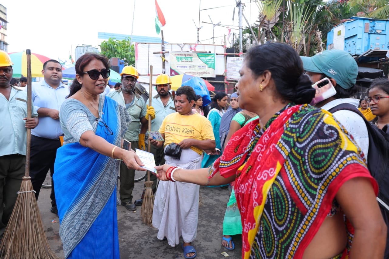 Swachhata Oath, Bichali Ghat Cleanship & Swachhta Pamphlet Distribution on 01 Oct 23