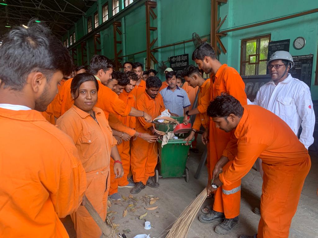 Cleanliness Drive conducted by Apprentices at Taratala Unit on 16 Oct 23