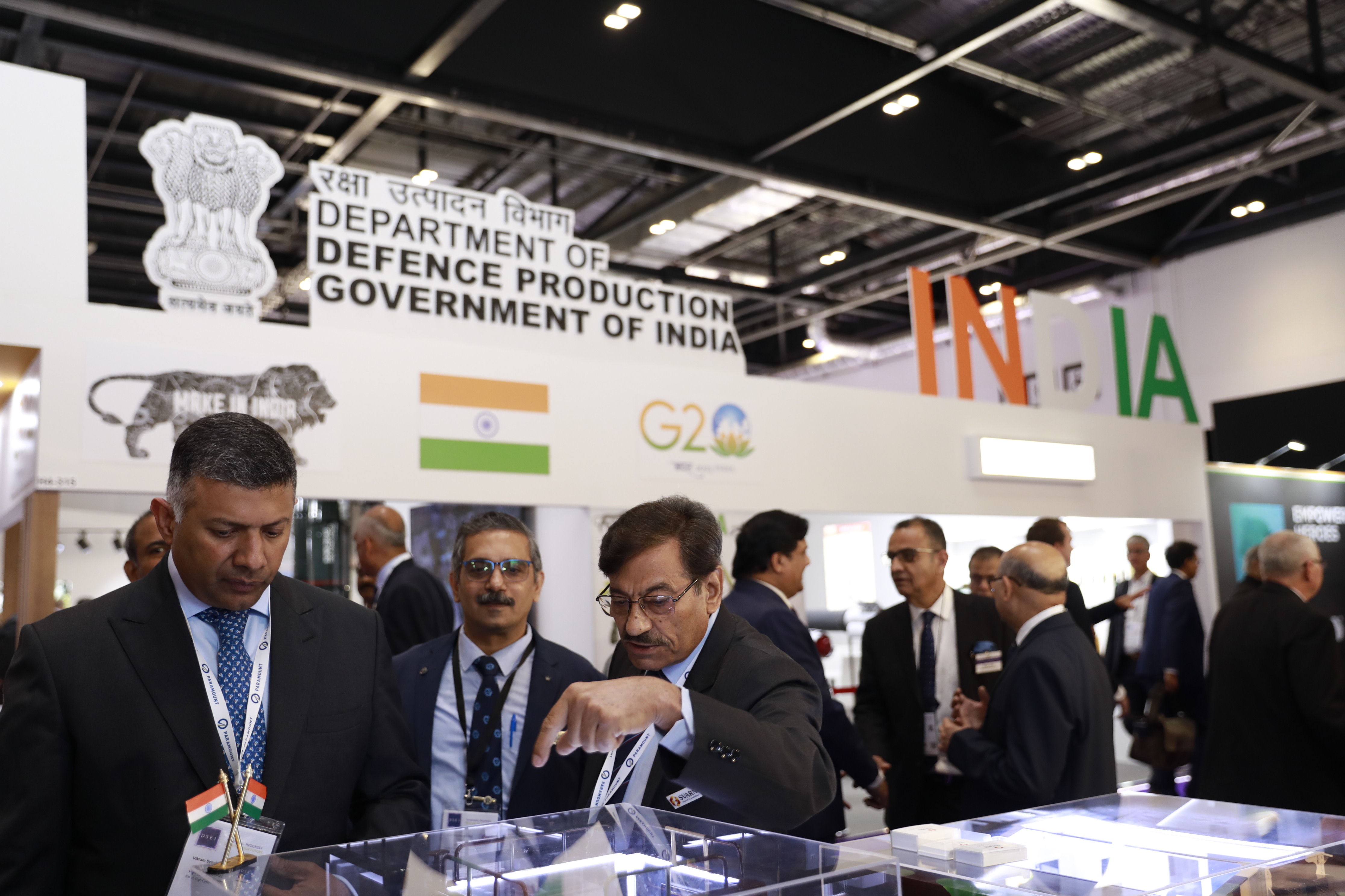 High Commissioner of India to The United Kingdom, Shri Vikram Doraiswami inaugurated the India Pavillion at DSEI, London on 12 Sep 23