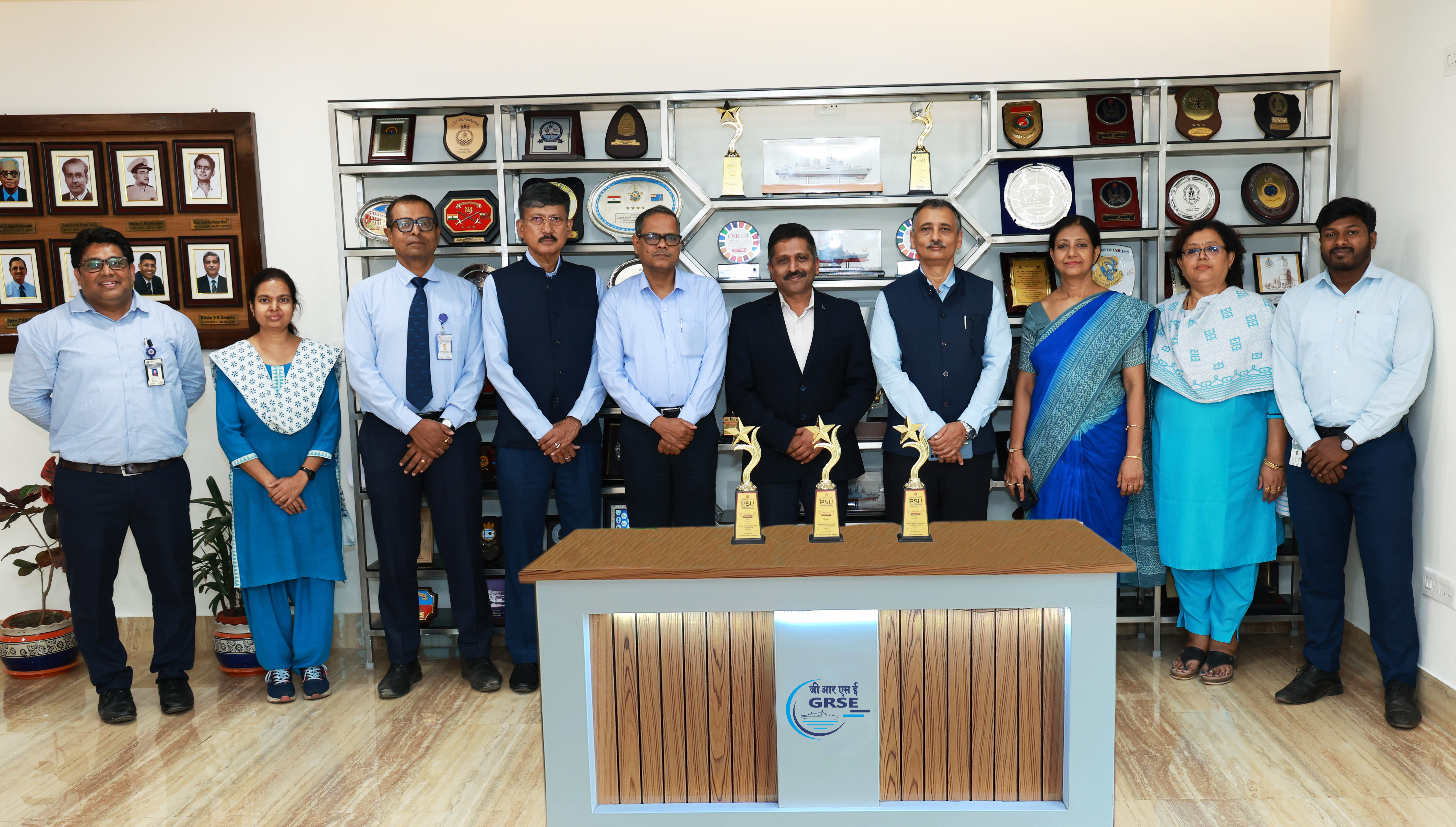    Three Prestigious Awards for GRSE at the 11th Governance Now PSU Awards 2025