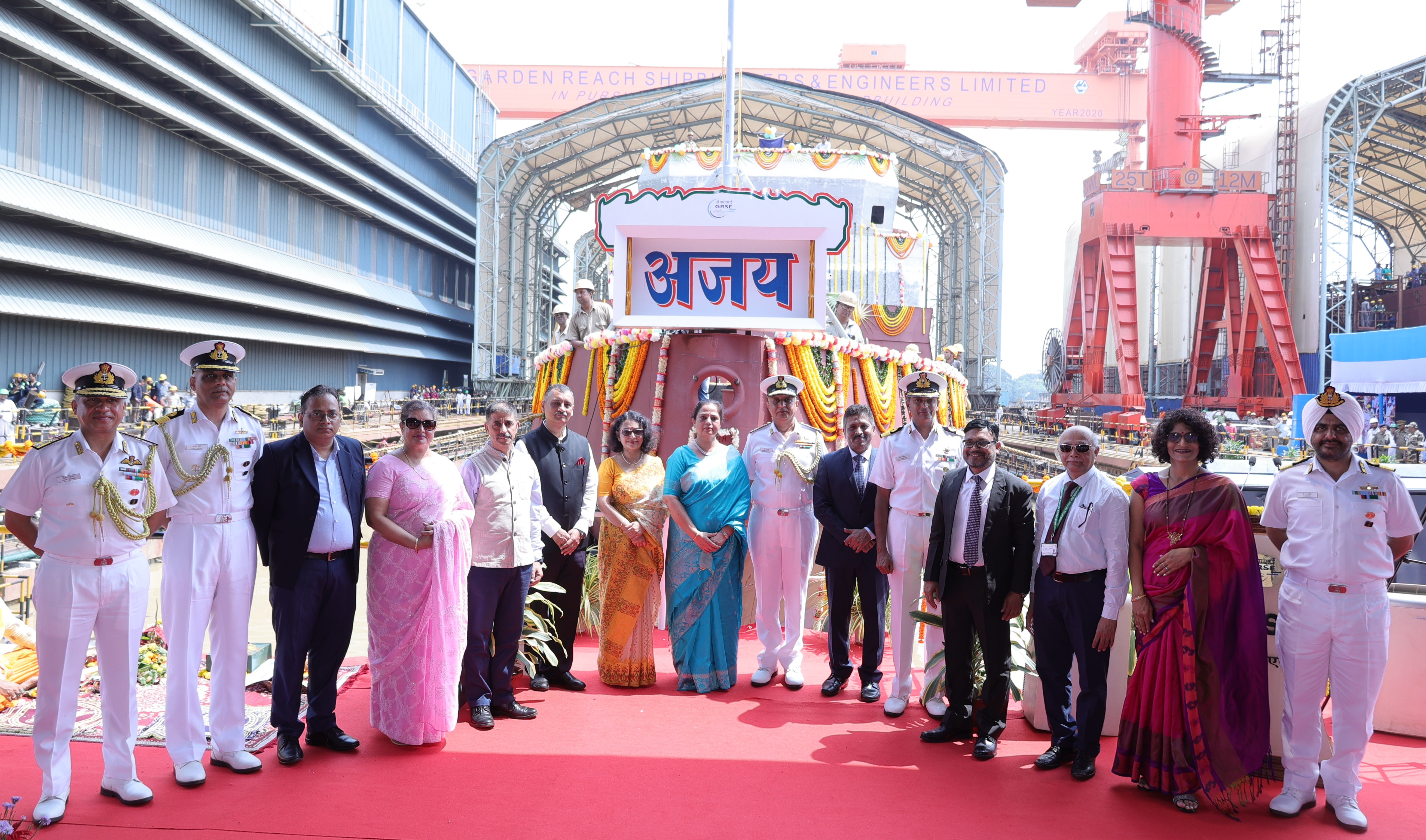 Historic Launch: GRSE Rolls Out Final ASW SWC �Ajay�