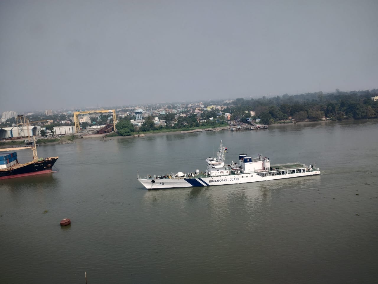 Succesful completion of Post Refit Sea Trials of ICGS Sagar (AOPV)