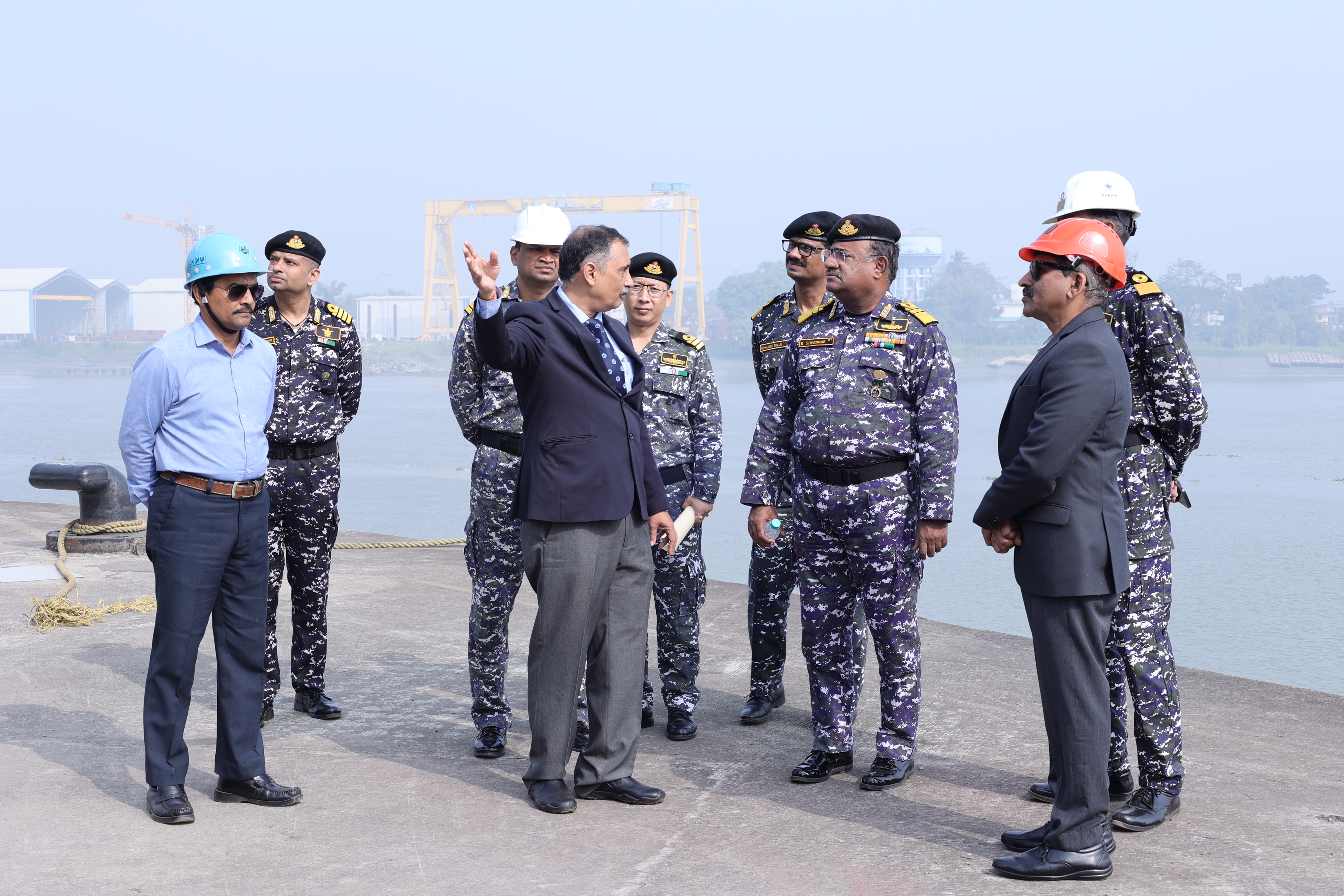 Visit of Vice Admiral B Sivakumar, AVSM, VSM, CWP&A on 12 Jan 24