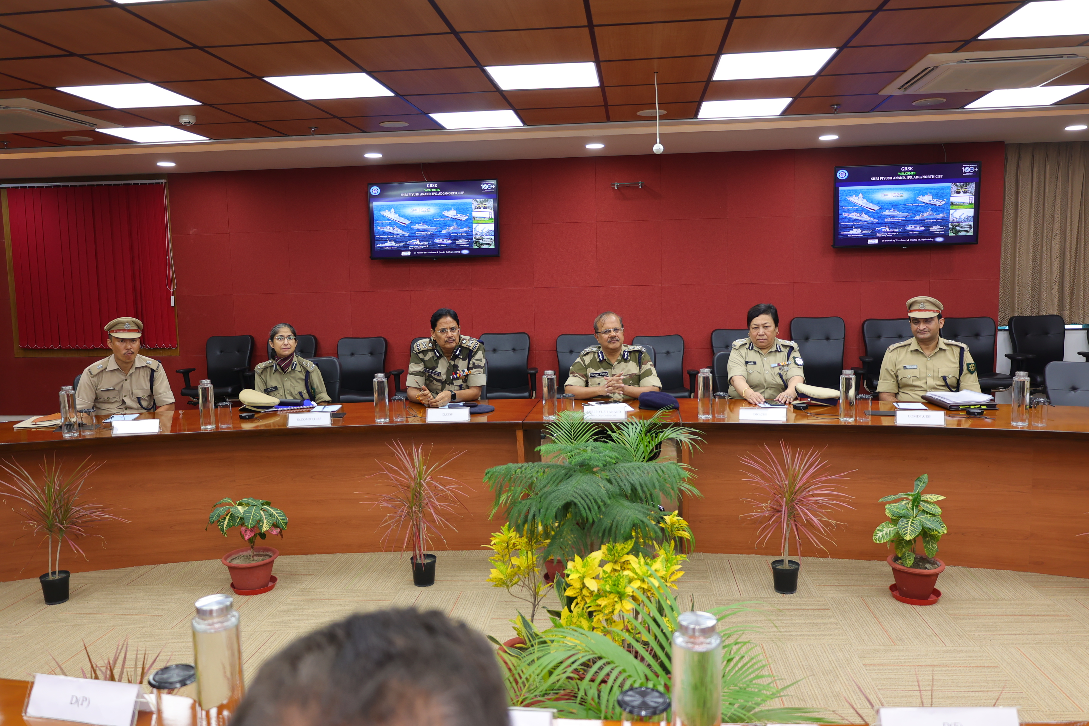 Visit of CISF ADGNORTH, Shri Piyush Anand, IPS on 24 Jul 23