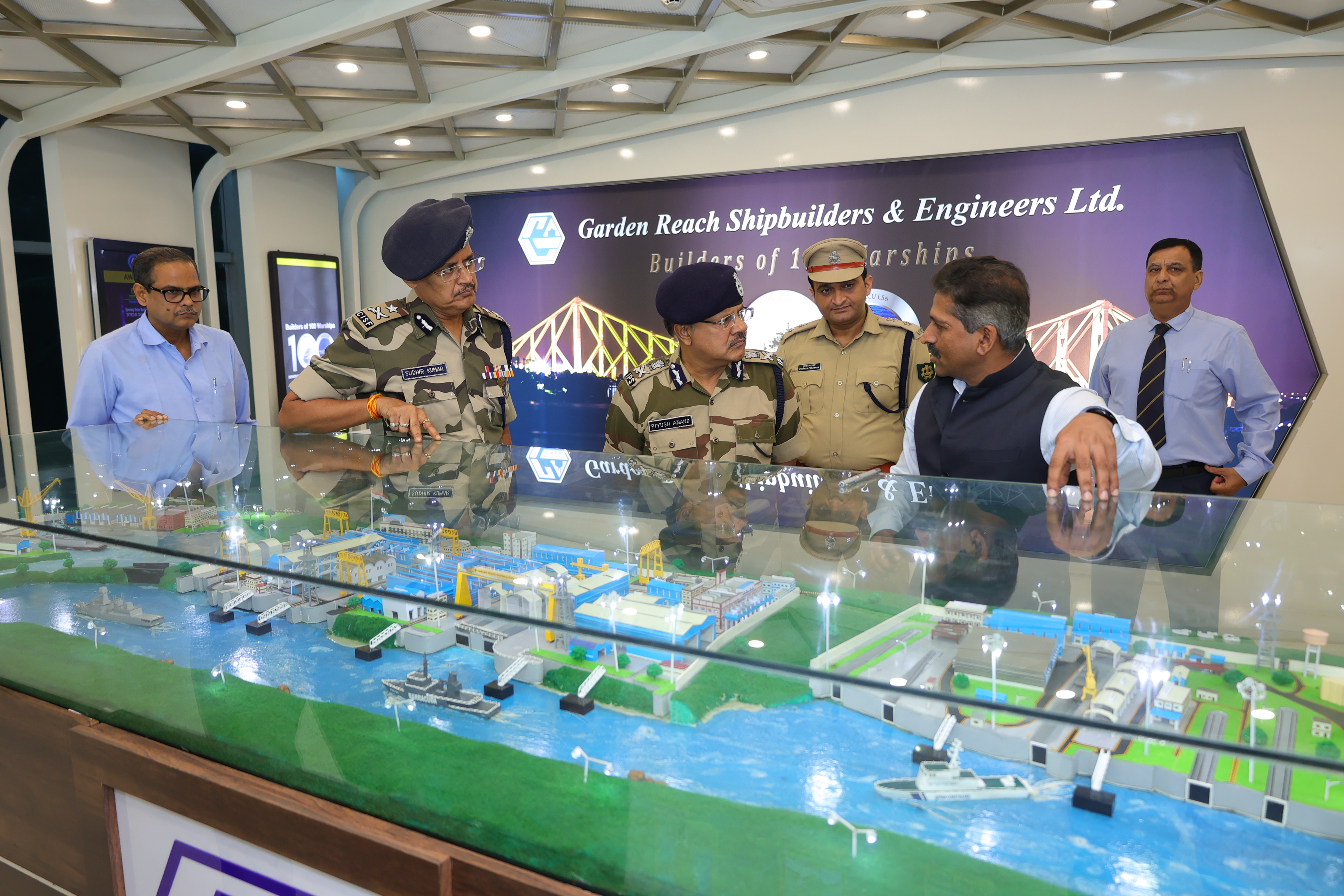 Visit of CISF ADGNORTH, Shri Piyush Anand, IPS on 24 Jul 23