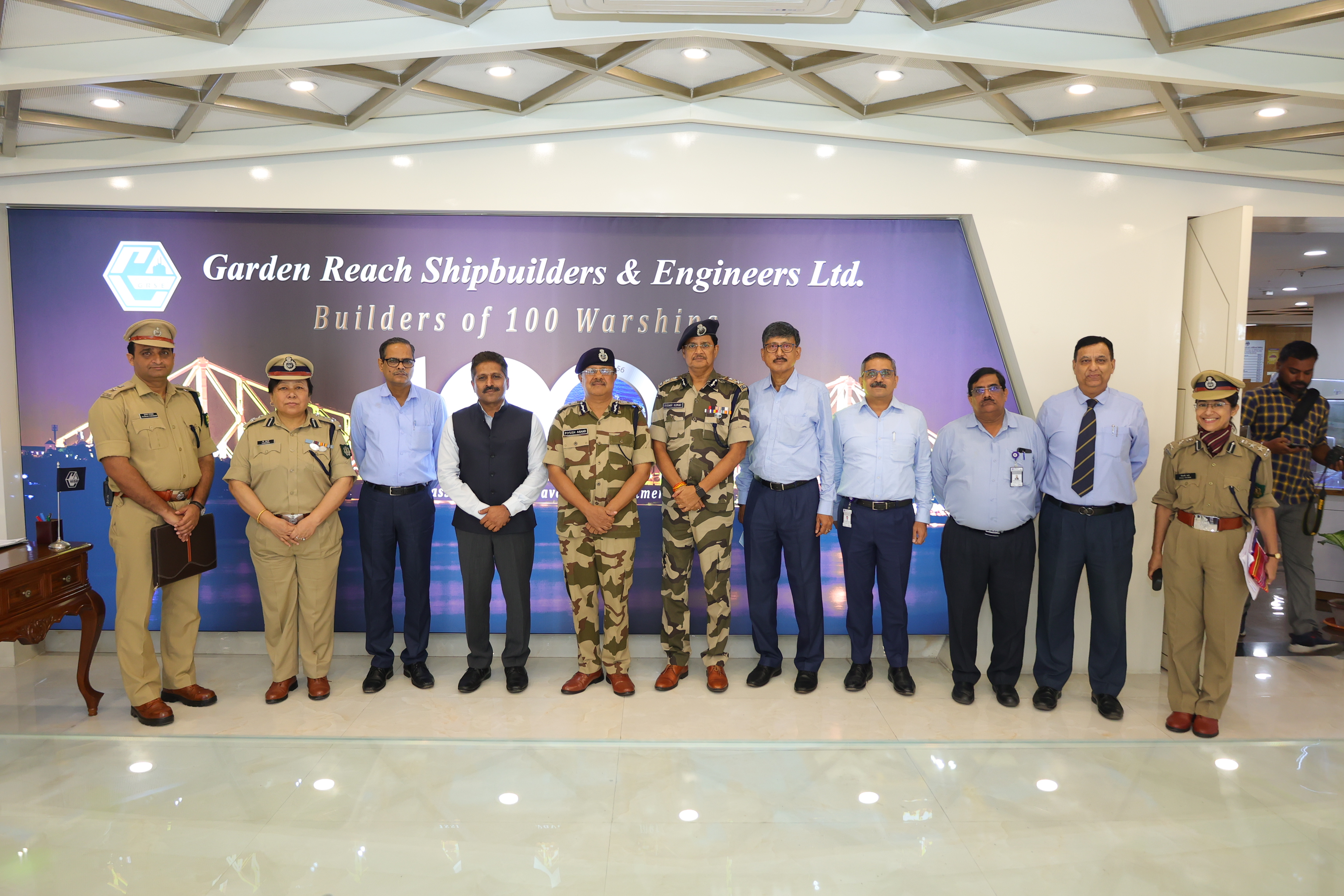 Visit of CISF ADGNORTH, Shri Piyush Anand, IPS on 24 Jul 23