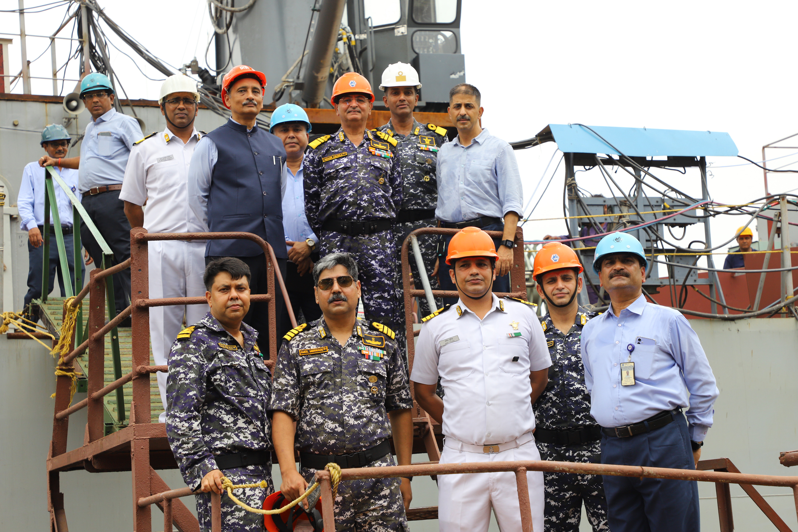 Visit of Vice Admiral Adhir Arora,AVSM,NM,Chief Hydrographer on 22 Aug 23