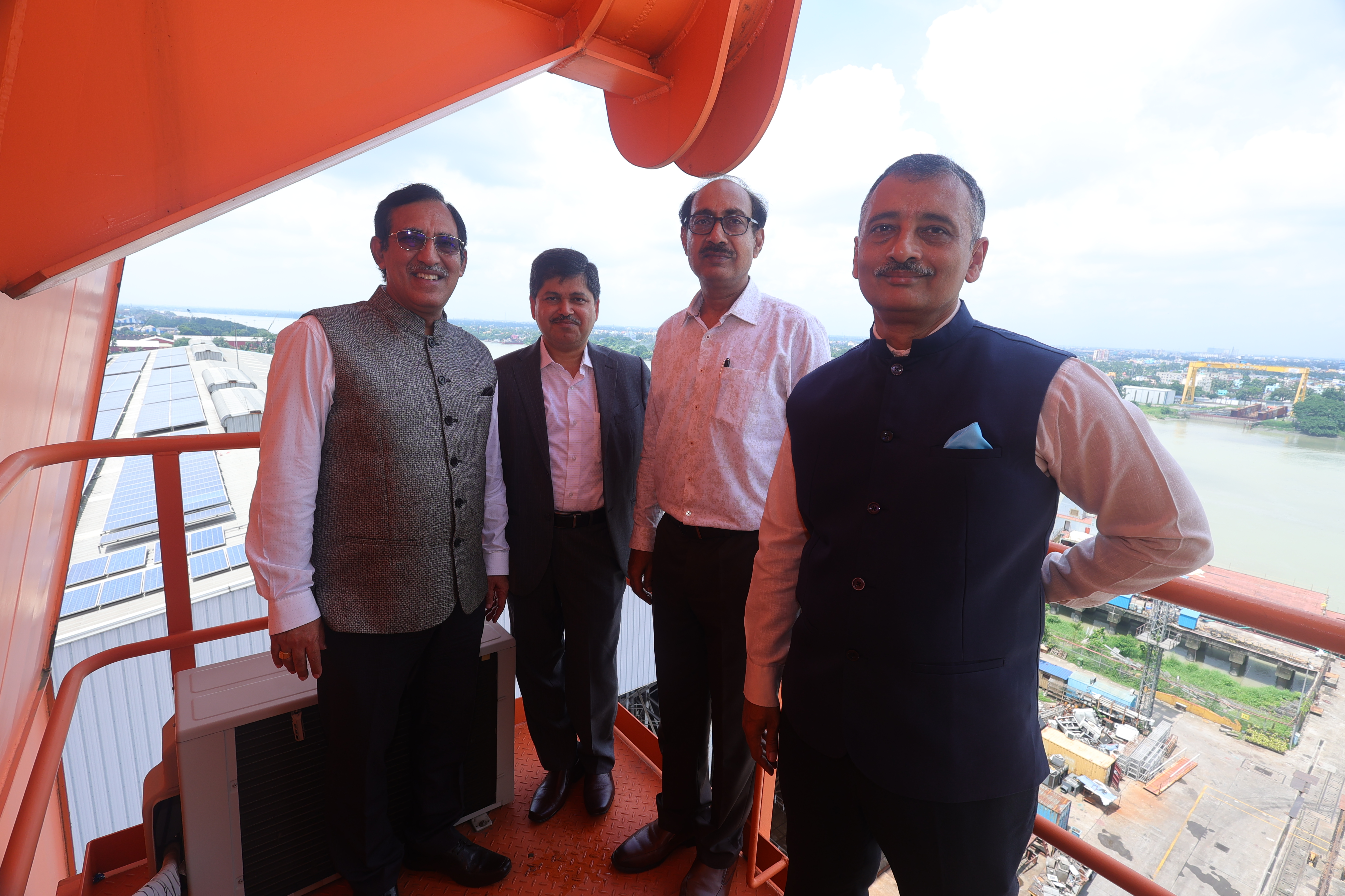 Visit of Chairmen of MDL, GSL & HSL on 09 Sep 23