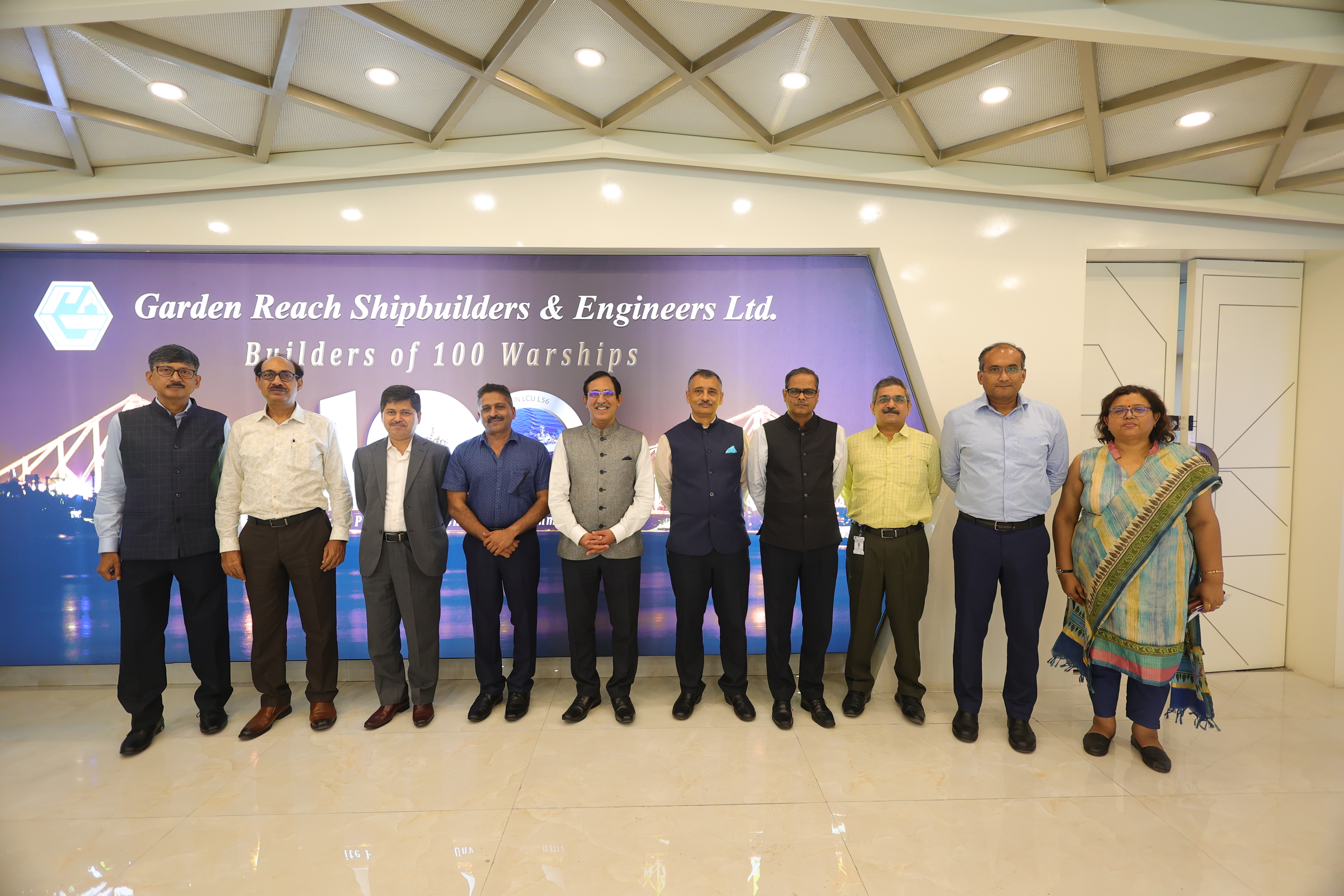 Visit of Chairmen of MDL, GSL & HSL on 09 Sep 23