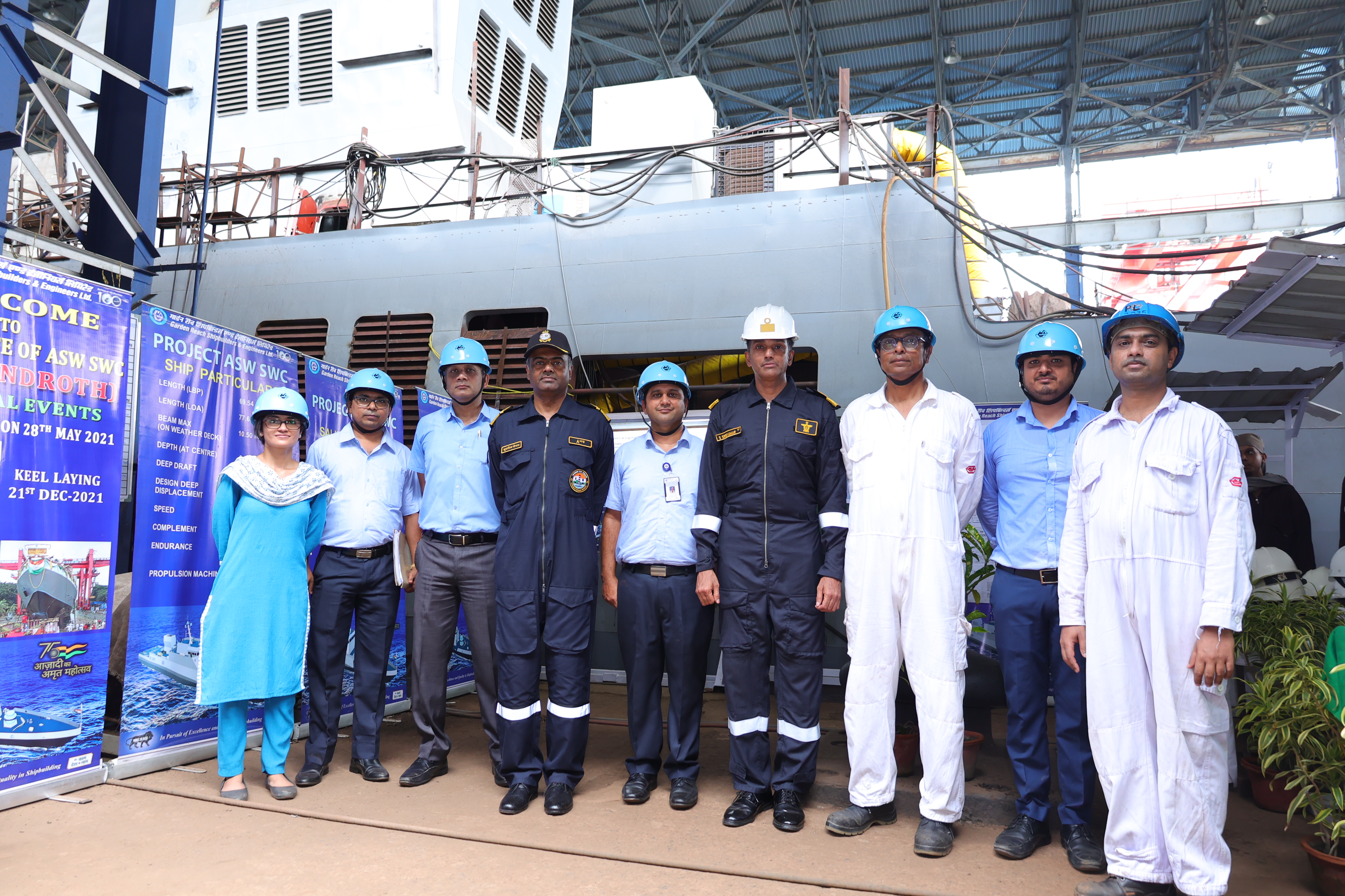 Visit of FOST, Rear Admiral Susheel Menon, VSM on 19 Jul 23