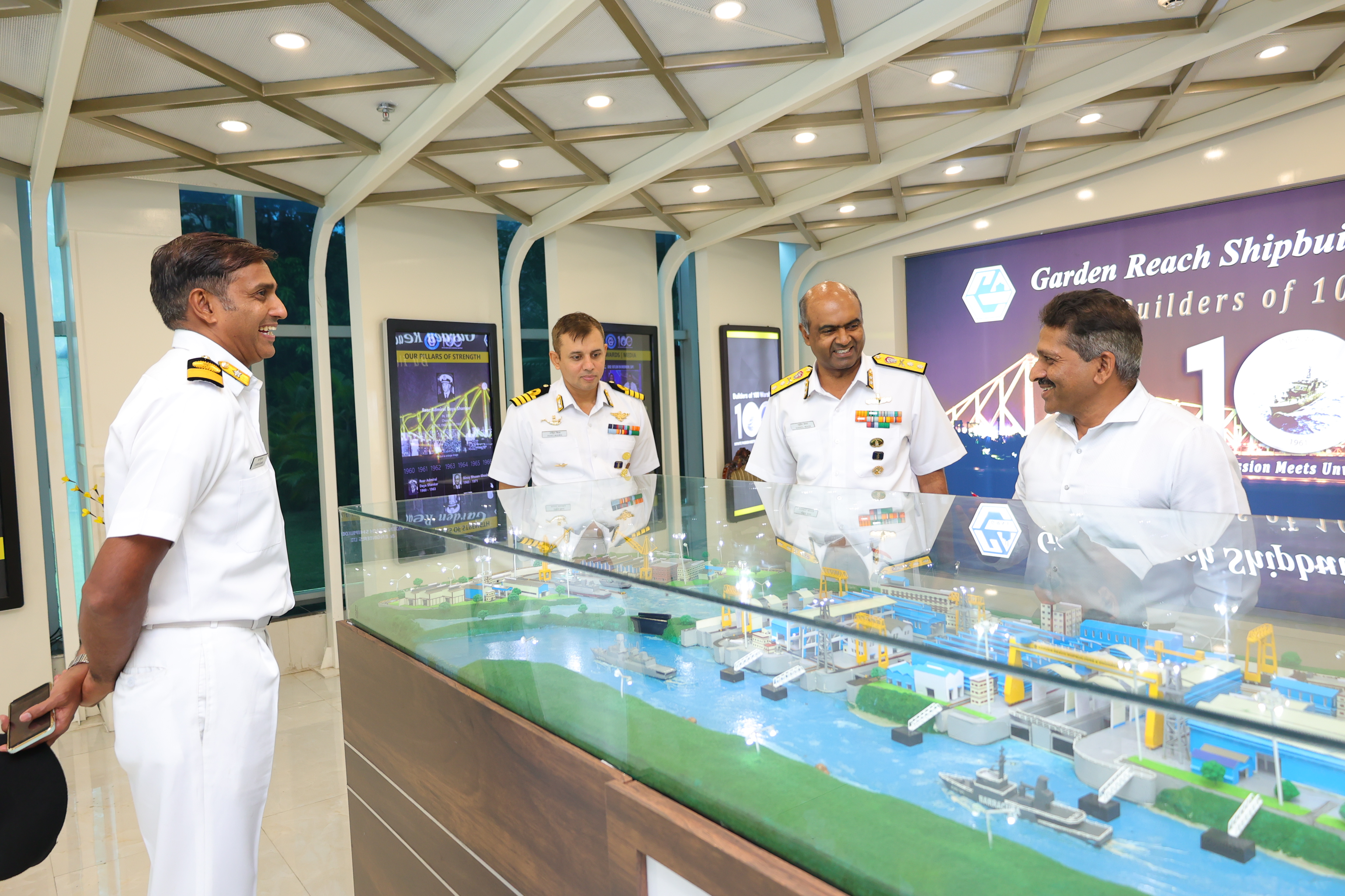 Visit of FOST, Rear Admiral Susheel Menon, VSM on 19 Jul 23