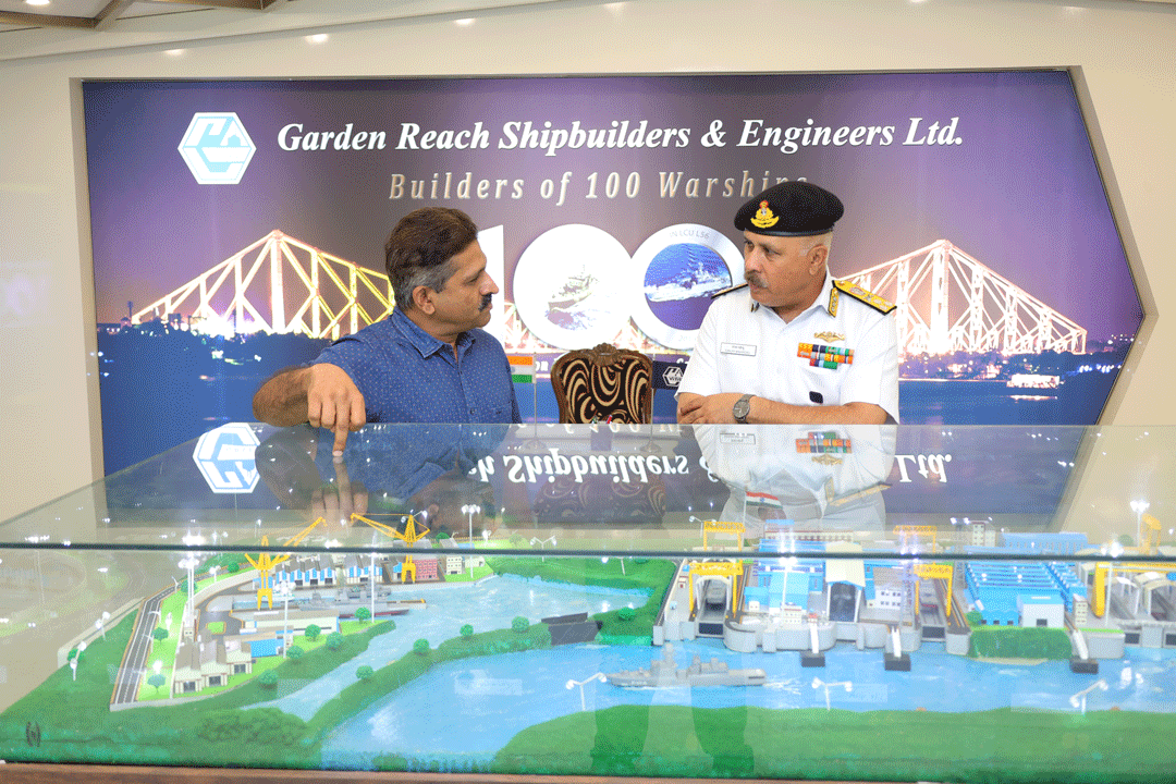 Visit of VADM Sanjay Mahindru, AVSM, NM, DCNS on 12 Apr 23